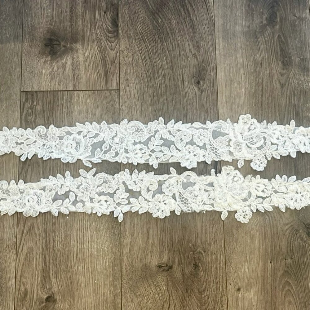 Stella York off-shoulder straps